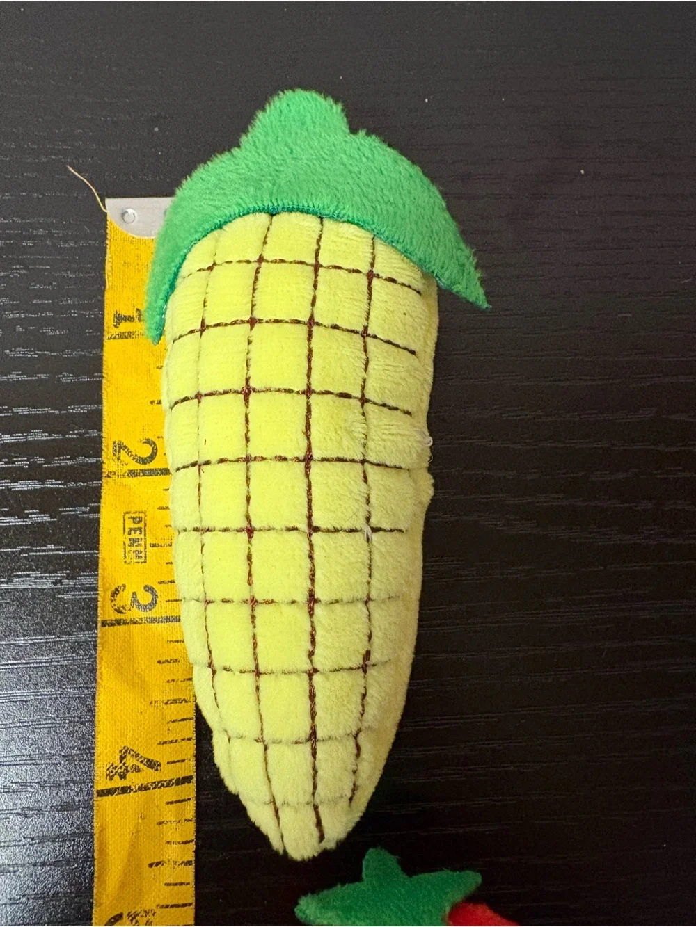 Fresh Vegetable Plush Cat Toys Set of 3 Corn Chili Eggplant NIP
